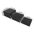 thumbnail image 2 of 6x Acrylic Cube Display Nesting Riser Stands Display Stands with Hollow Bottoms, 2 of 13