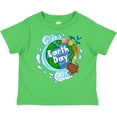thumbnail image 3 of Inktastic Earth Day Turtle Planet with Waves and Birds Boys or Girls Toddler T-Shirt, 3 of 5