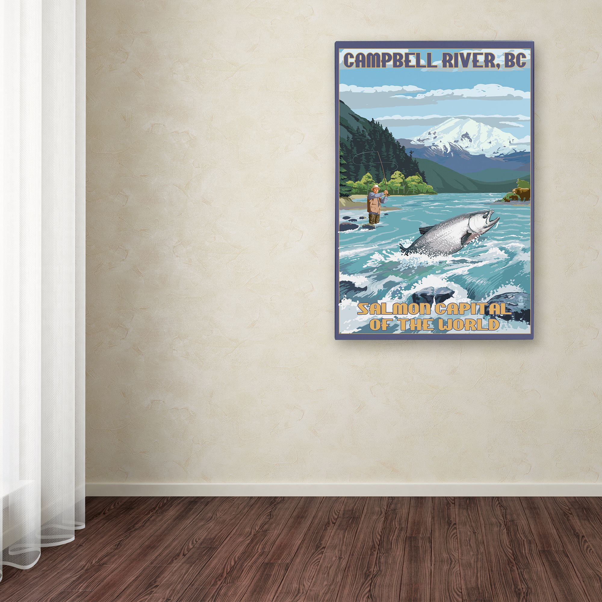 Trademark Fine Art 'Motorcycle' Canvas Art by Lantern Press