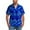 F Multicolor, variant on DJDLJWCJ Short Sleeve Shirts for Men, Lightweight Lapel Tops Mens polo T Shirts Summer Beach Shirts Blue S