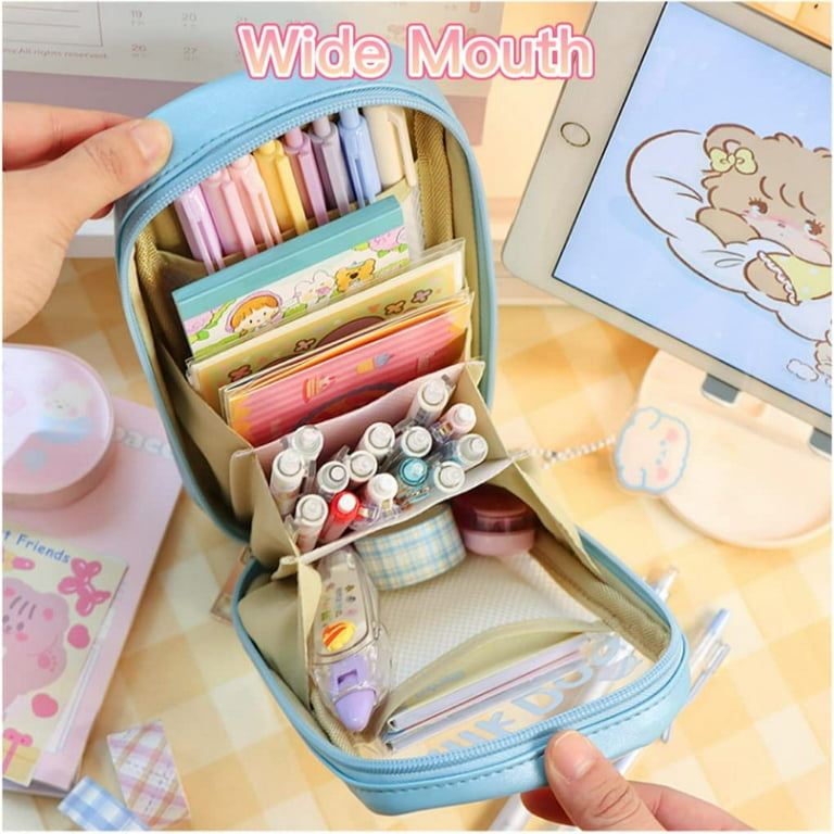 Pencil Cases Big Cute Japanese Stationery Wholesale Pencil Kawaii School  Supplies College Girl School Kit Case For Brushes 2021 - Pencil Cases -  AliExpress