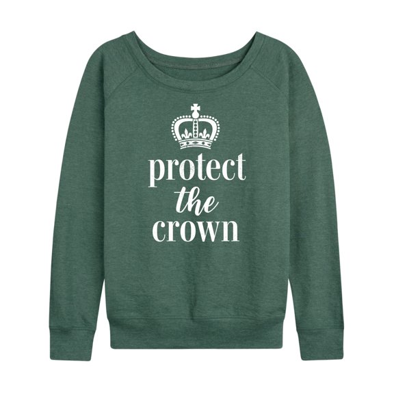 Instant Message - Protect The Crown - Women's Lightweight French Terry Long Sleeve Shirt