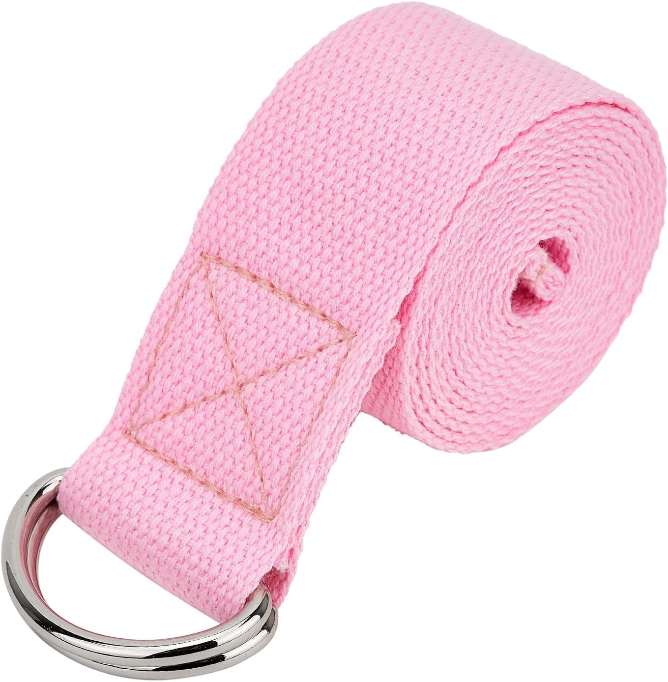 FrostHike Sangle de Yoga pour Étirer 6 Pieds avec Boucle Réglable en D Extra Sûre, Sangle pour Yoga Adaptée à l'Étirement Quotidien, Bande d'Étirement pour Thérapie Physique
