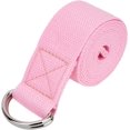 thumbnail image 1 of FrostHike Sangle de Yoga pour Étirer 6 Pieds avec Boucle Réglable en D Extra Sûre, Sangle pour Yoga Adaptée à l'Étirement Quotidien, Bande d'Étirement pour Thérapie Physique, 1 of 4