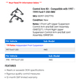 thumbnail image 2 of Control Arm Kit - Compatible with 1997 - 1999 Ford F-250 4WD 1998, 2 of 2