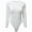 White, variant on Bodysuit For Women Casual Tummy Control Crew Neck Long Sleeve Comtable Against The Skin Tops Body Suits Tight Crew Neck Long Sleeve One Piece Jumpsuits For Women White XL