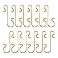 thumbnail image 1 of Ganchos 200 ganchos de metal para decoración de árboles de Navidad dorados, 1 of 5