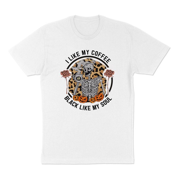 Coffee Black Like My Soul Shirt Unisex Large White