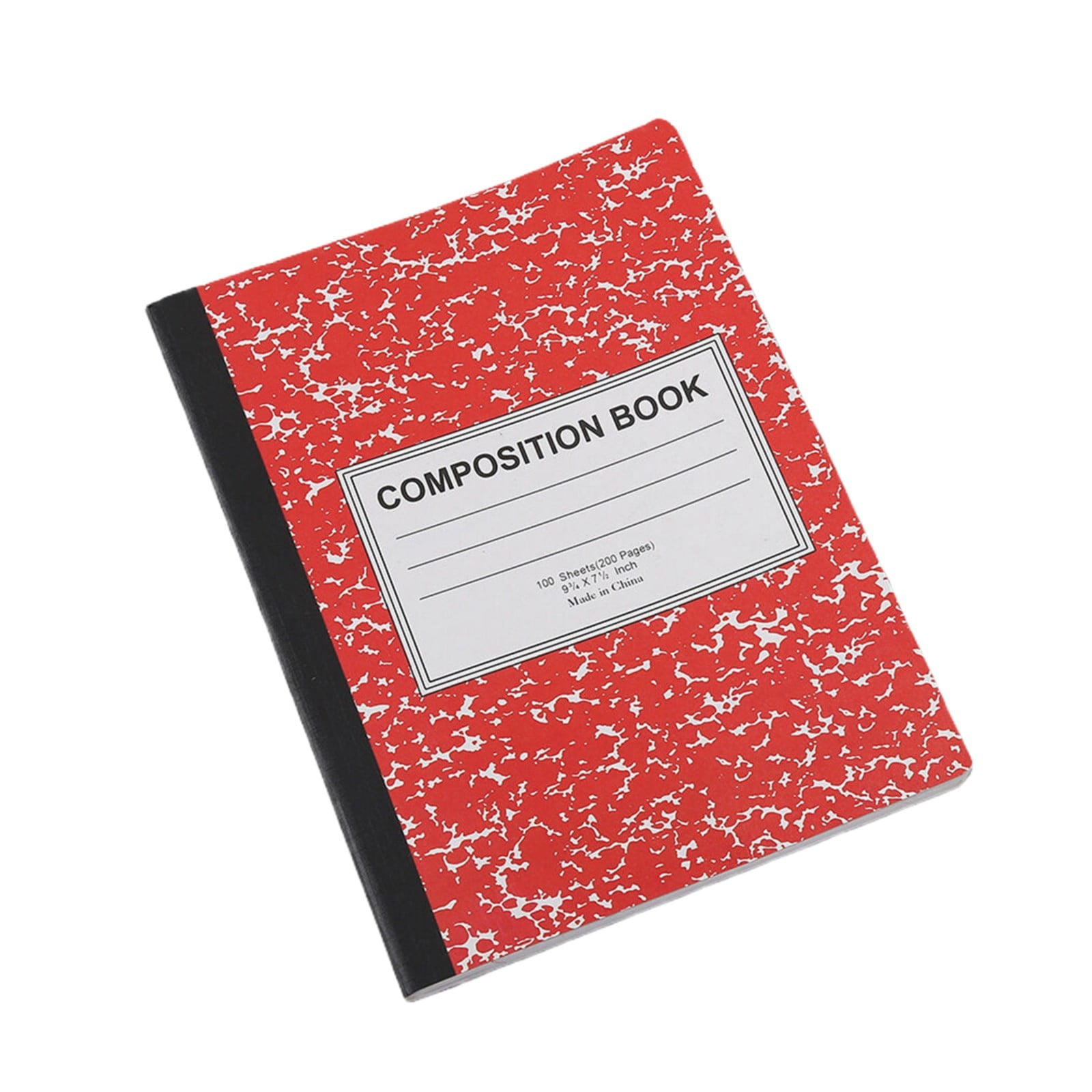 Spiral Notebook, Furenl Wide Grid Notebook Composition Notebook Wide Grid Notebook Wide Grid Notebook Paper Stitched Cover Multiple Colors, 1*Notebook