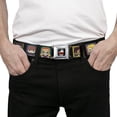 thumbnail image 3 of The Big Bang Theory Belt, Seatbelt Buckle Belt, Big Bang Theory Chibi Character Blocks, 30 to 44 Inches, 3 of 9