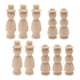 thumbnail image 4 of 10/20 Piezas de Sin Terminar, Cuerpos de con Clavijas, Formas , Arte Artesanal, Juguete ños UNA perfecl Muñeca de clavija de madera natural, 4 of 8