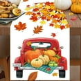 thumbnail image 3 of OUSITAID Decorative Table Banner Fall Tablecloth 72x13 Inch Thanksgiving Autumn Pumpkin Orange Table Cover For Party Picnic Dinner Decor Home & Garden A One Size, 3 of 3