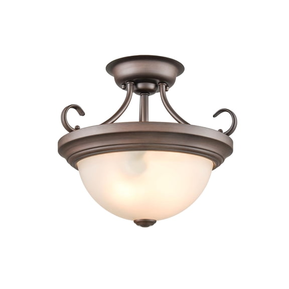 Millennium Lighting Semi-Flush Ceiling Mount With Rubbed Bronze 4771-RBZ
