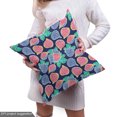 thumbnail image 5 of Ambesonne Fruit Fabric by the Yard Upholstery, Ripe Figs and Leaves Motif, 3 Yards, Dark Blue Multicolor, 5 of 5