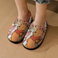 thumbnail image 7 of Kids Winnie The Pooh Slippers Boys Girls Non-Slip Fuzzy House Slippers Warm Soft Plush Winter House Shoes Slip-On Shoes, 7 of 7