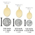 thumbnail image 2 of Saint Zelie Religious Medal - Oval - 3/4 Inch X 1 Inch - Sterling Silver, 2 of 2