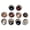 7, variant on 10pcs/set Shirt Brooch Button-free Button Pins Women Fashionable Imitation Pearls Blouses Buckle Clothing Accessories