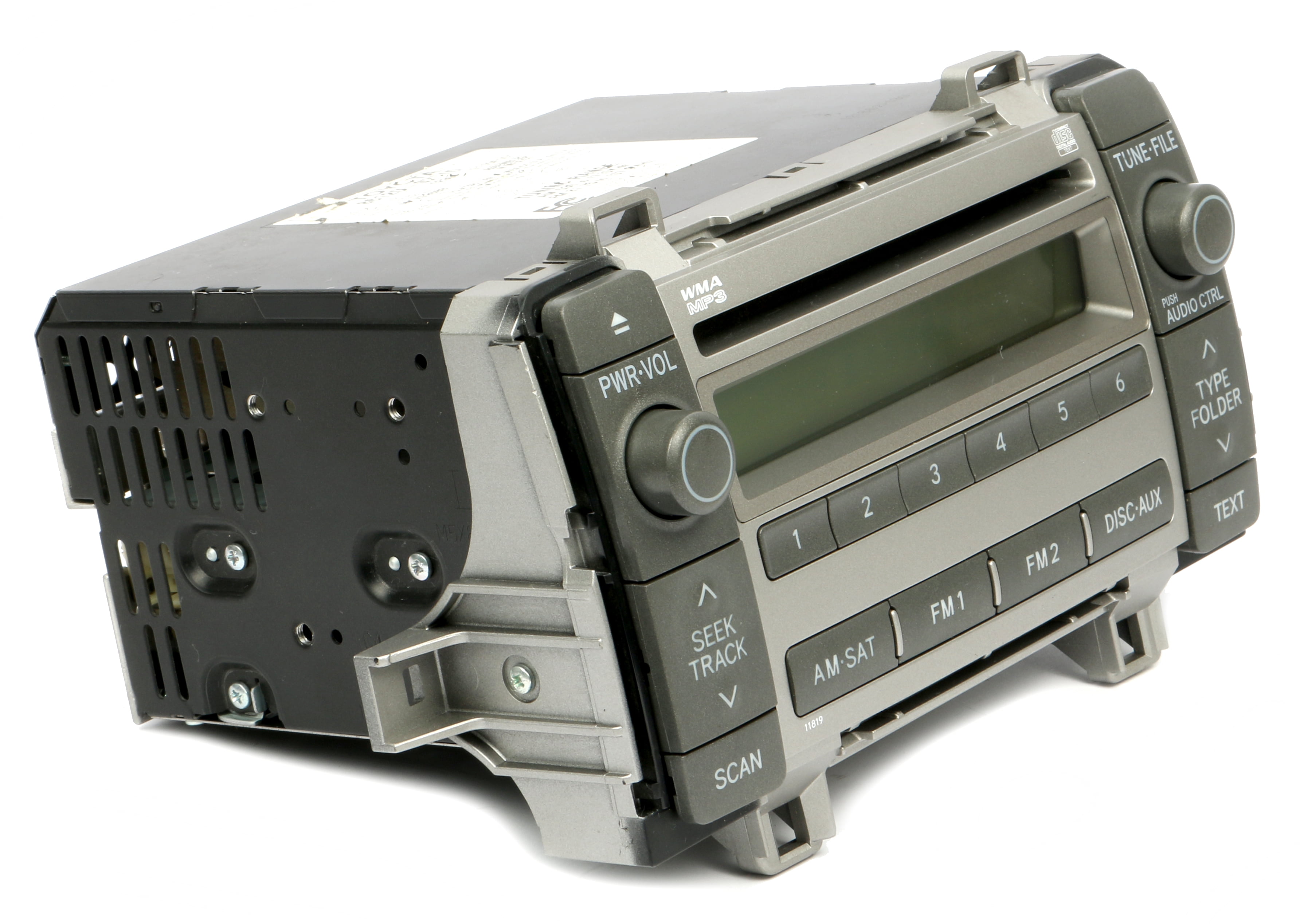 Restored 09-10 Toyota Matrix AM FM Radio mp3 Single Disc CD Player 86120-02710 Face 11819 (Refurbished)