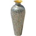 thumbnail image 2 of 20” Tall Rainbow Mosaic Vase –  Multicolor with Sparkling Metallic Flake | Handmade Home Decorative Vase for Centerpieces, Living Room, Bedroom, Tabletop, 2 of 8