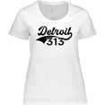 thumbnail image 3 of Inktastic Detroit 313 Women's Plus Size T-Shirt, 3 of 5