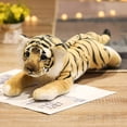thumbnail image 3 of Juguetes de peluche de dibujos animados de tigre y leopardo, muñeco de peluche esponjoso, regalos para niños y adultos., 3 of 7