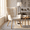 Beige, variant on Homy Casa Beige Accent Chair, Upholstered Wingback Armchair with Wood Legs for Living Room