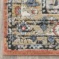 thumbnail image 3 of Well Woven Messina Vintage Medallion Rust Distressed 5'3" x 7'3 Area Rug, 3 of 8