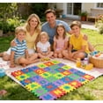 thumbnail image 5 of Colorful Foam Puzzle Floor Mat - Number & Alphabet Puzzle Tiles, 36 Pieces Educational Math Toy, Soft Foam Puzzle Pieces for Home Play, Multicolor, 5*5in, 5 of 10