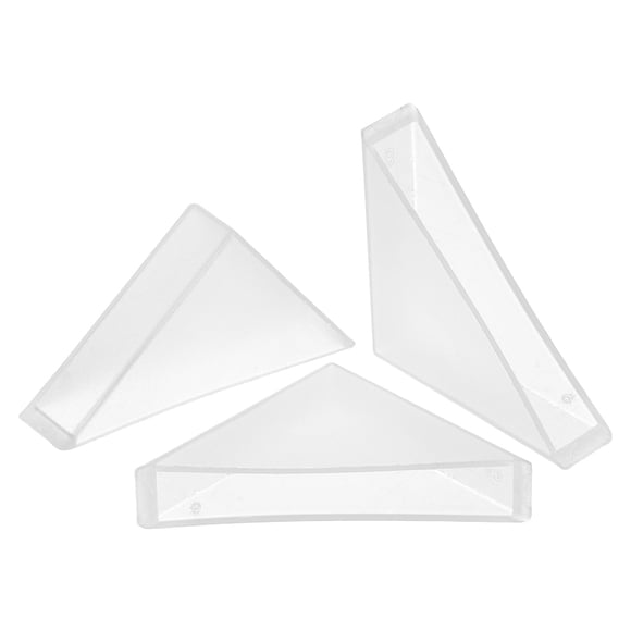 8Pack Corner Protectors 8x50mm Plastic Right Angle Corner Guards Cushion, White