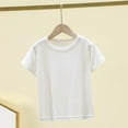 thumbnail image 5 of Razzly Little Boys Cotton Tshirts for Boys,Solid Color Boys Short Sleeve T Shirts Crew Neck Cotton Shirt Kids Child Athletic T Shirts for Boy Summer(White,4-5 Years), 5 of 7