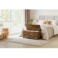 thumbnail image 3 of Storage Chest, Wooden Storage Bench, Entryway Shoe Bench with Safety Hinge, Easy Assembly for Entryway, Bedroom, Living Room, 3 of 5