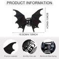 thumbnail image 5 of Black Bat Metal Hair Claw Clips For Women Girls, Y2k Punk Gothic Bat Hair Clip For Halloween Hair Accessories Decorations, Halloween Gifts, 5 of 5