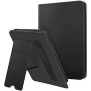 Fintie Stand Case for 6.8" Kindle Paperwhite (11th Generation 2021)  Kindle Paperwhite Signature Edition with Card Slot  Hand Strap Premium PU Leather Sleeve Cover, Black