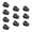 10, variant on 10pcs/20pcs Black 24mm Plastic Lugs Nut Covers Caps Anti Corrosions Wheel Hub Protectors For Select Truck Model 15661036