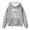#04-Grey, variant on Halloween Hoodies for Teen Girl Cartoon Hoodie Funny Sweatshirts Letter Print Pullover With Pocket