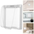 thumbnail image 4 of KAKOWELY Waterproof Socket Covers For Bathroom Clear Wall Outlet Protector Weatherproof 86 Type Plug Covers For Electrical Outlets,4.49X"X3.94"X1.57", 4 of 5