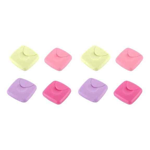 Caja de Almacenamiento de Tampones Injueey 4 Piezas Color Sólido 7x7x2cm