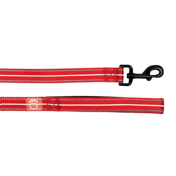 GF Pet GL439S1-RD-XSS Reflective Leash, Red - Extra Small & Small