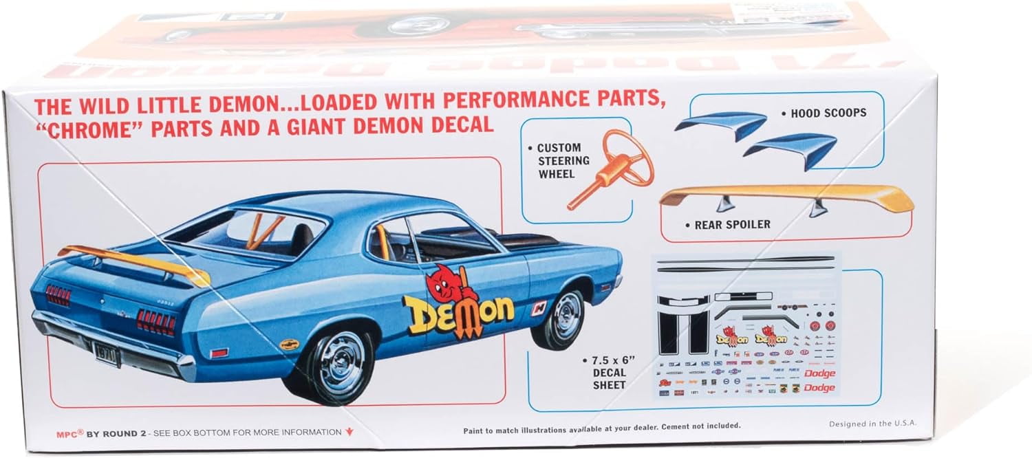 MPC 1971 Dodge Demon 1/25 MPC997 Plastics Car/Truck 1/24-1/25