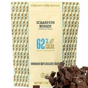 Scharffen Berger Baking Chocolate Chunks (7 Ounce, Pack of 3) - Semisweet Dark Chocolate Chunks for Baking, 62% Cacao, Gluten Free, Non GMO Natural Chocolates, Individual Baking Chocolate