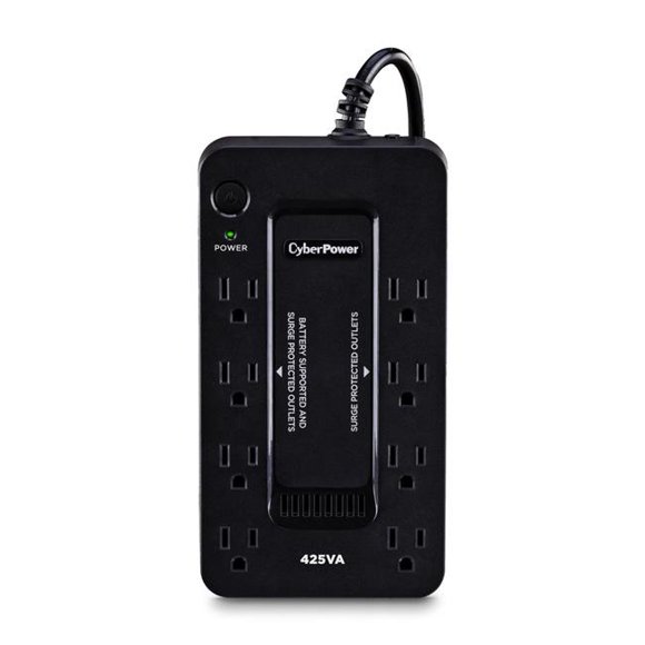 Cyberpower Systems 5 ft. 425VA 260W 120V 15A 8 Outlets Uninterruptible Power Supply
