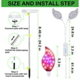 thumbnail image 3 of Grow Lights for Indoor Plants Full Spectrum Plant Light for Indoor Growing Seedlings Succulents Small Mini Plants, 3 Colors Spectrum Changeable & Auto On Off Timer 3/6/12Hrs (2 Pack), 3 of 10
