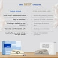 thumbnail image 5 of THREAD SPREAD Full Size Cotton Sheets - 400 Thread Count 100% Egyptian Cotton Full Size Sheets (4 PC, Ivory), Soft, Cooling Sateen Hotel Sheet Set, 5 of 9