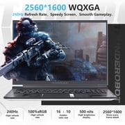 كمبيوتر محمول للألعاب Thunderobot ZERO 16، WQXGA 240 هرتز، Intel Core i9-14900HX، GeForce RTX 4080، 64 جيجابايت DDR5 RAM، 2TB SSD، W 11 H، أبيض
