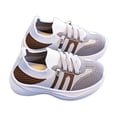 thumbnail image 6 of Kids Shoes, Girls Tennis Shoes, Kids Sneakers, Toddler Shoes Boys Girls Walking Shoes Toddler Slip On Shoes Wide Kids Tennis Shoes Lightweight Toddler Shoes Baby Sneakers, Gray US-8C/EU-24, 6 of 6