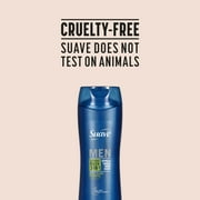 Suave Men Citrus Rush 3-in-1 Shampoo Conditioner & Body Wash, Citrus & Sandalwood, 12.6 oz