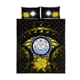 thumbnail image 5 of Islas Marshall Juego de Cama Edredón Hibiscus Amarillo, 5 of 5