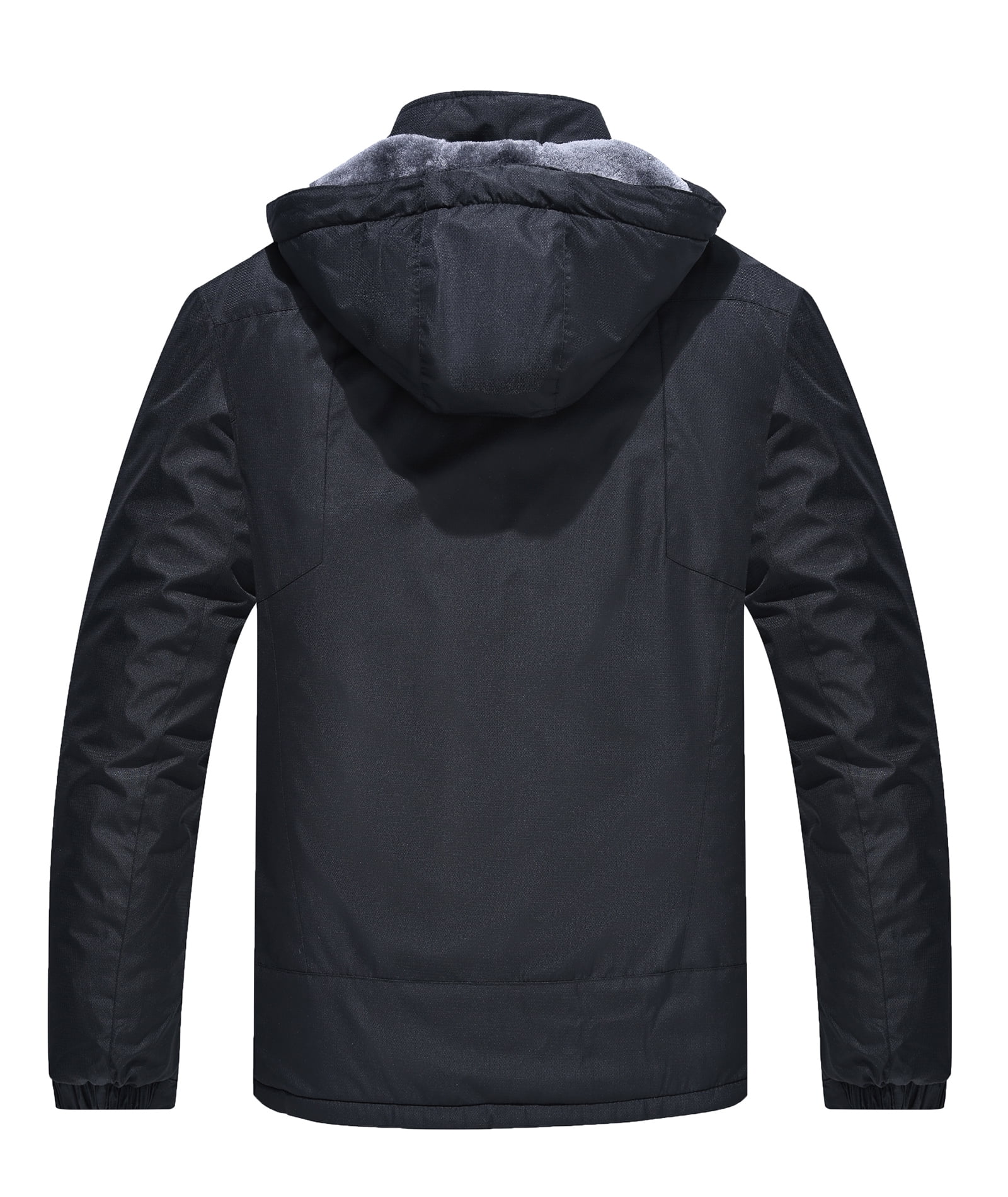 Lavenicole Men's Waterproof Ski Jacket Fleece Lined Warm Winter Snow Coat Mountain Windbreaker Hooded Raincoat