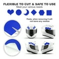 thumbnail image 4 of Uxcell Adhesive Reflective Stickers, Safety Reflective Tape Warning Reflector Sticker for Bicycles Cars Mailboxes Blue, 4 of 6