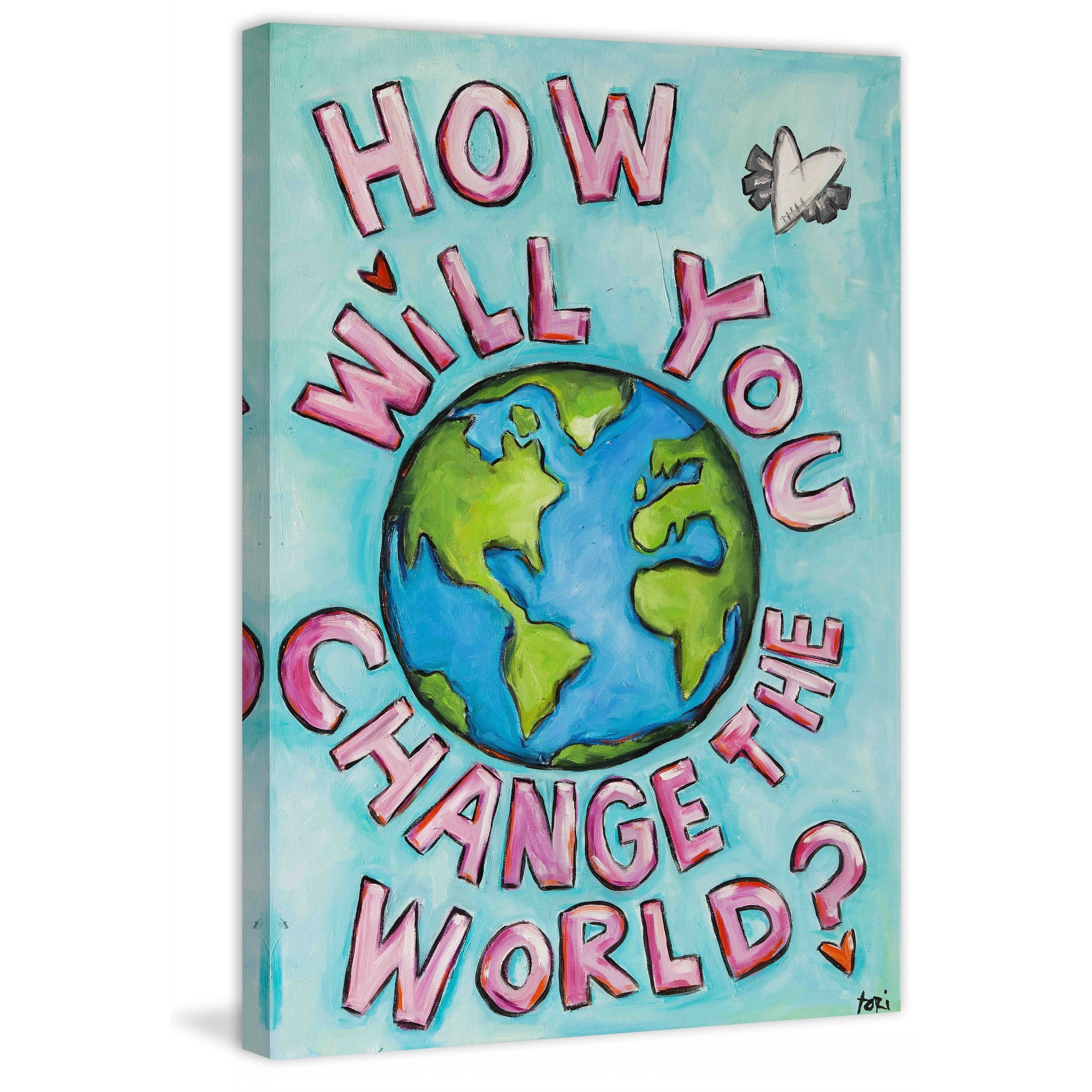 Marmont Hill "How Will You" by Tori Campisi Painting Print on Canvas